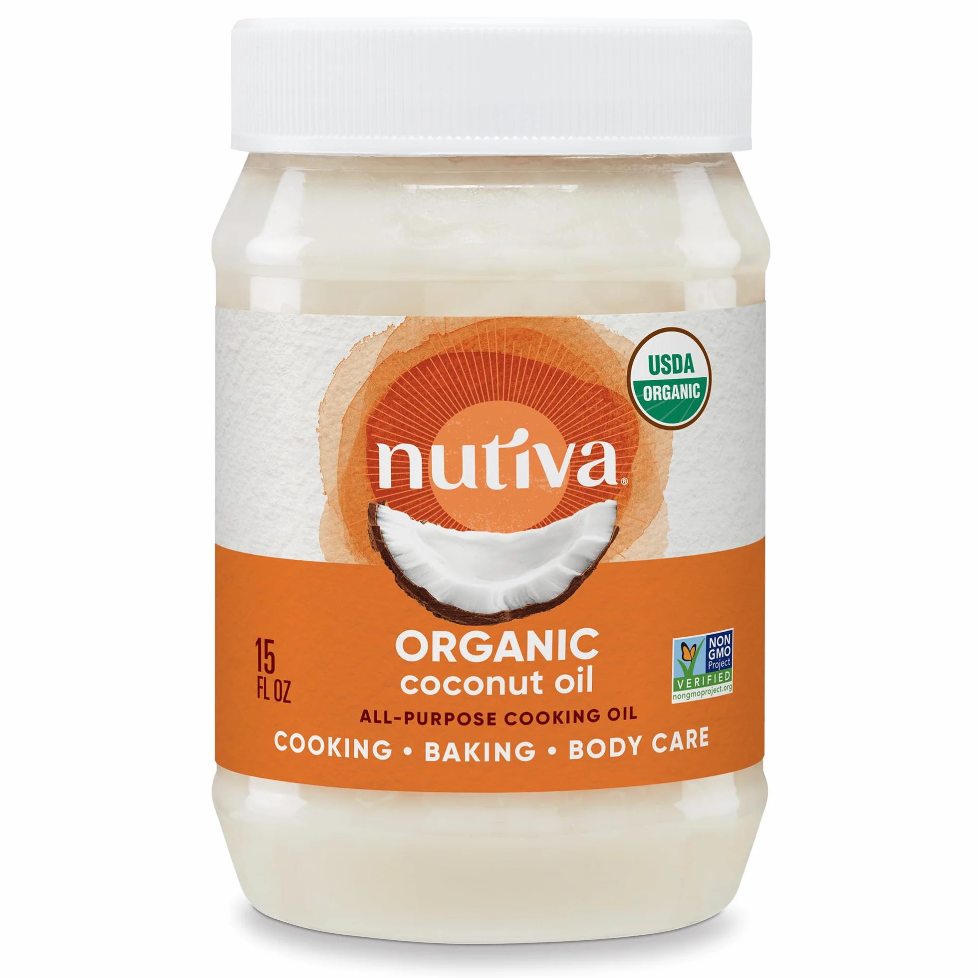 Nutiva - organico raffinato olio di cocco - 15 oz.