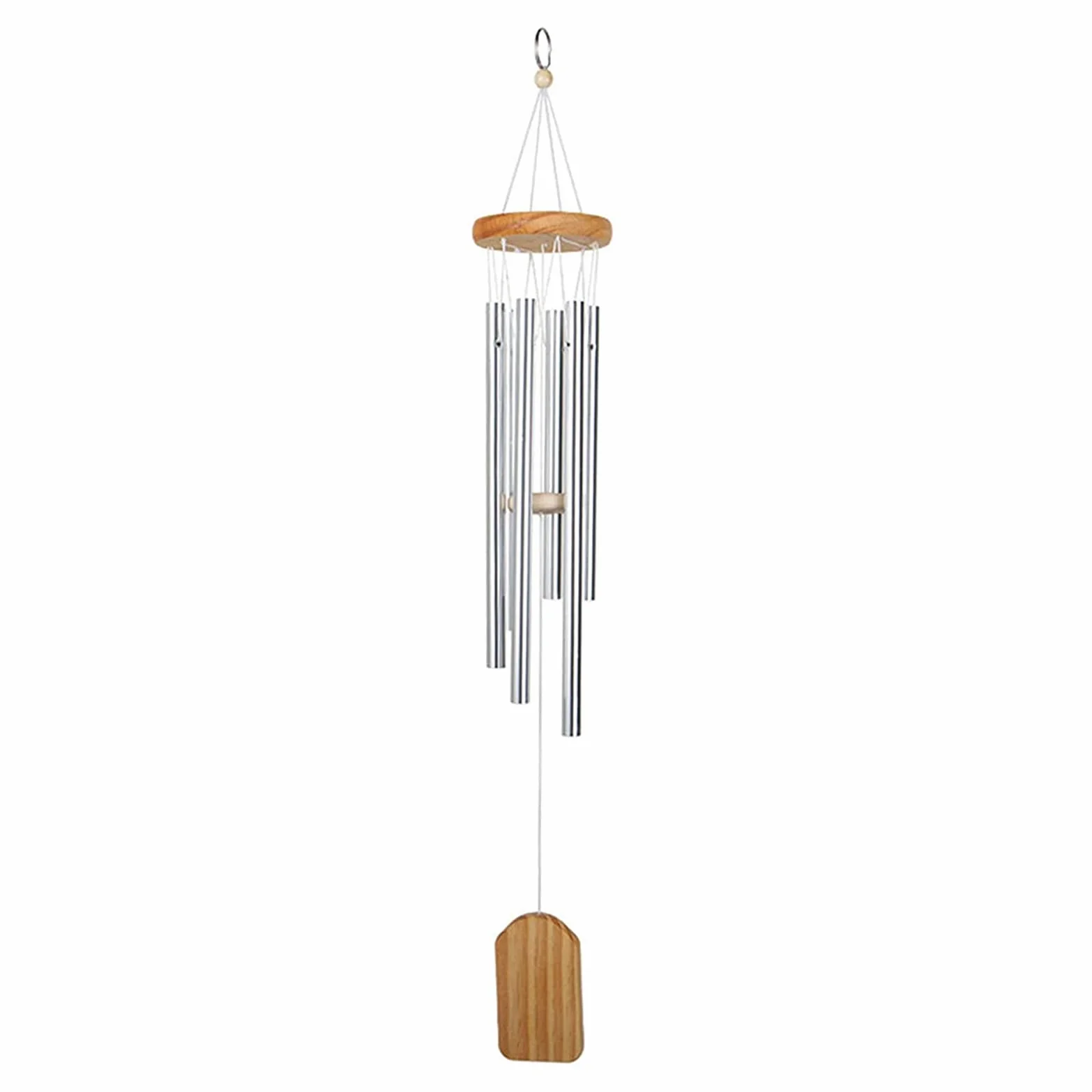 Campane a vento per giardino, tubi in metallo, campane a vento con gancio a forma di S, per esterni e decorazioni per la casa