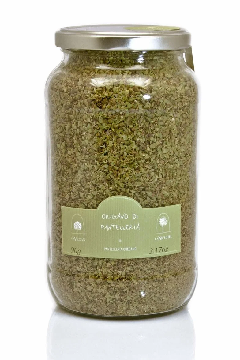 Origano di Pantelleria 90 g – 100% Origano Essiccato – Coltivato, Raccolto ed Essiccato a Pantelleria – Aroma Intenso per Pizza, Insalate e Cucina Mediterranea – prodotto artigianale