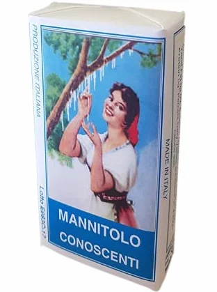 Conoscenti Panetto Mannitolo/Regolatore Alimentare - 500 gr, 100% Mannitolo, per Tutta la Famiglia