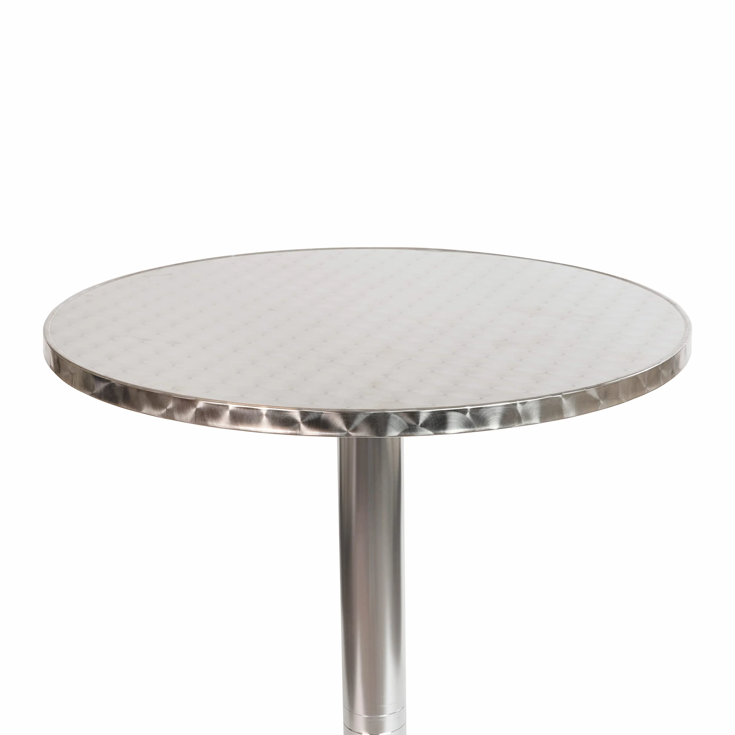 Flash Furniture Mellie - Tavolo da bar in metallo, in alluminio, altezza 60 cm, per interni ed esterni