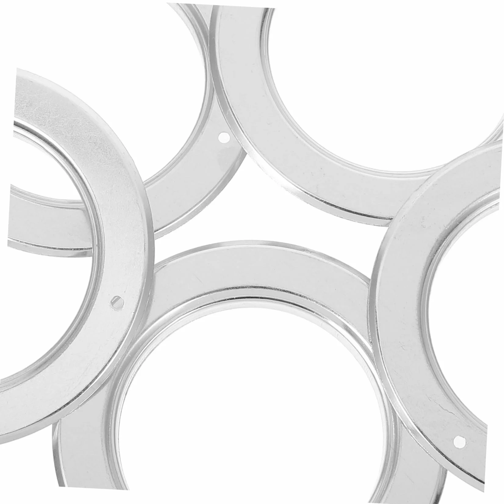 BESPORTBLE 5 pezzi Anello in Acciaio Inossidabile Anti-Perforo Protezione Nido Uccelli Accessorio Allevamento Pappagalli