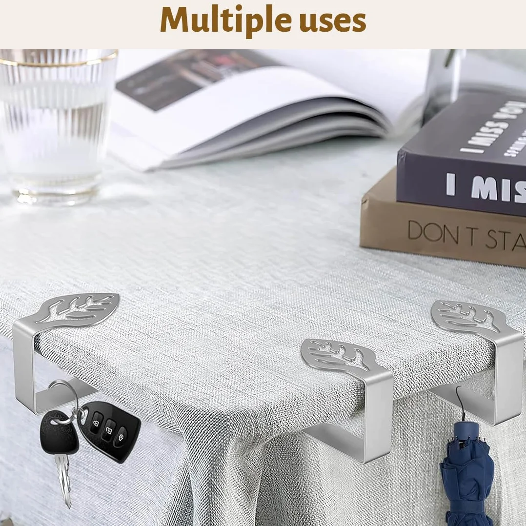 10 Pezzi Tovaglia Clip In Acciaio Tovaglia Da Esterno Clip Fermatovaglia Da Esterno Mobile Fermatovaglia Da Tavola Per Picnic Barbecue Matrimoni Feste Altri Eventi (Foglie + Farfalla)