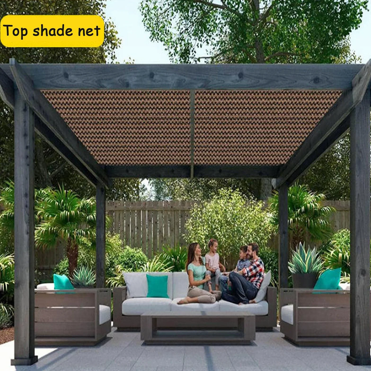Teli Ombreggianti,2 x 4 m Rete Ombreggiante da Giardino Ombreggiatura per Serra Protezione dal Vento Protezione Solare per Recinzioni Libere,2x3m