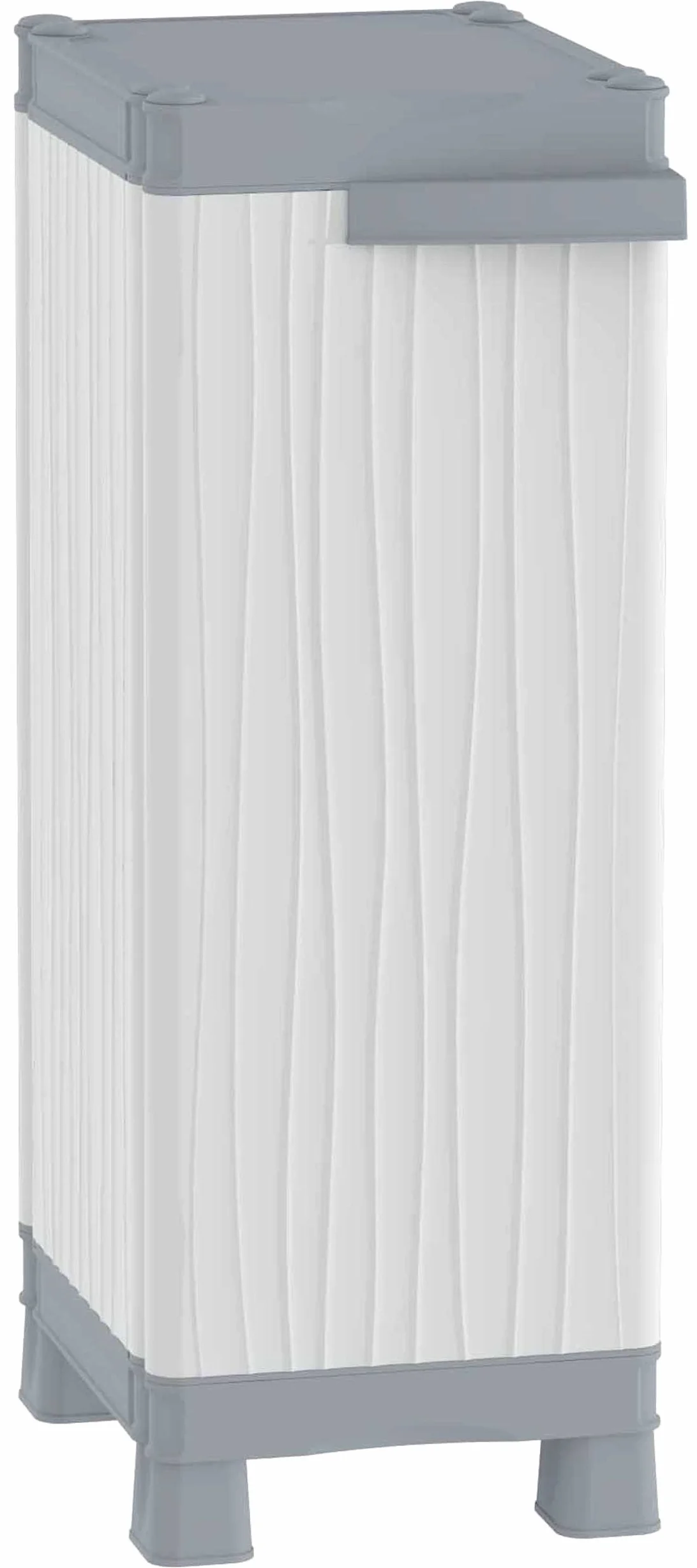 Terry, Base 350 UW, Armadietto da Interno Esterno, 2 Ripiani Regolabili. Materiale: Plastica, Dimensioni: 35x43,8x97,6 cm