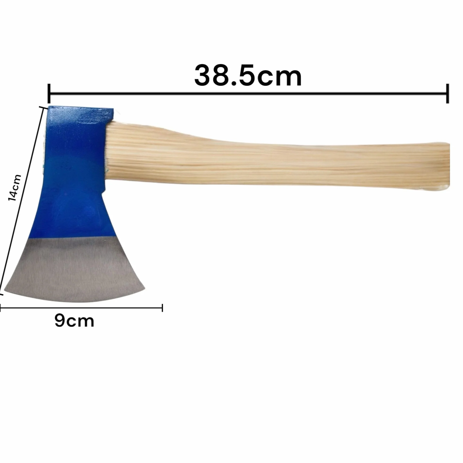 Ascia Spaccalegna 600 g Testa In Acciaio Manico In Legno 38,5 cm Accetta Da Taglio Per Legna Giardino Campeggio