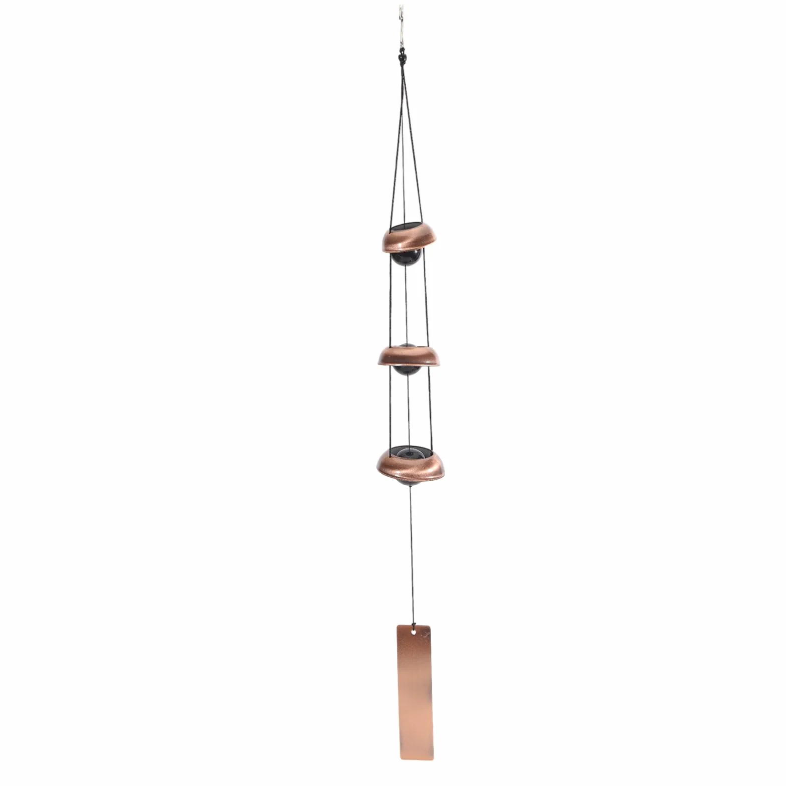 CHGCRAFT Tempio campane a vento per l'esterno Rame rosso 26,8 pollici Windchime Feng Shui vento campane per decorazioni da giardino all'aperto Memorial Wind Chime