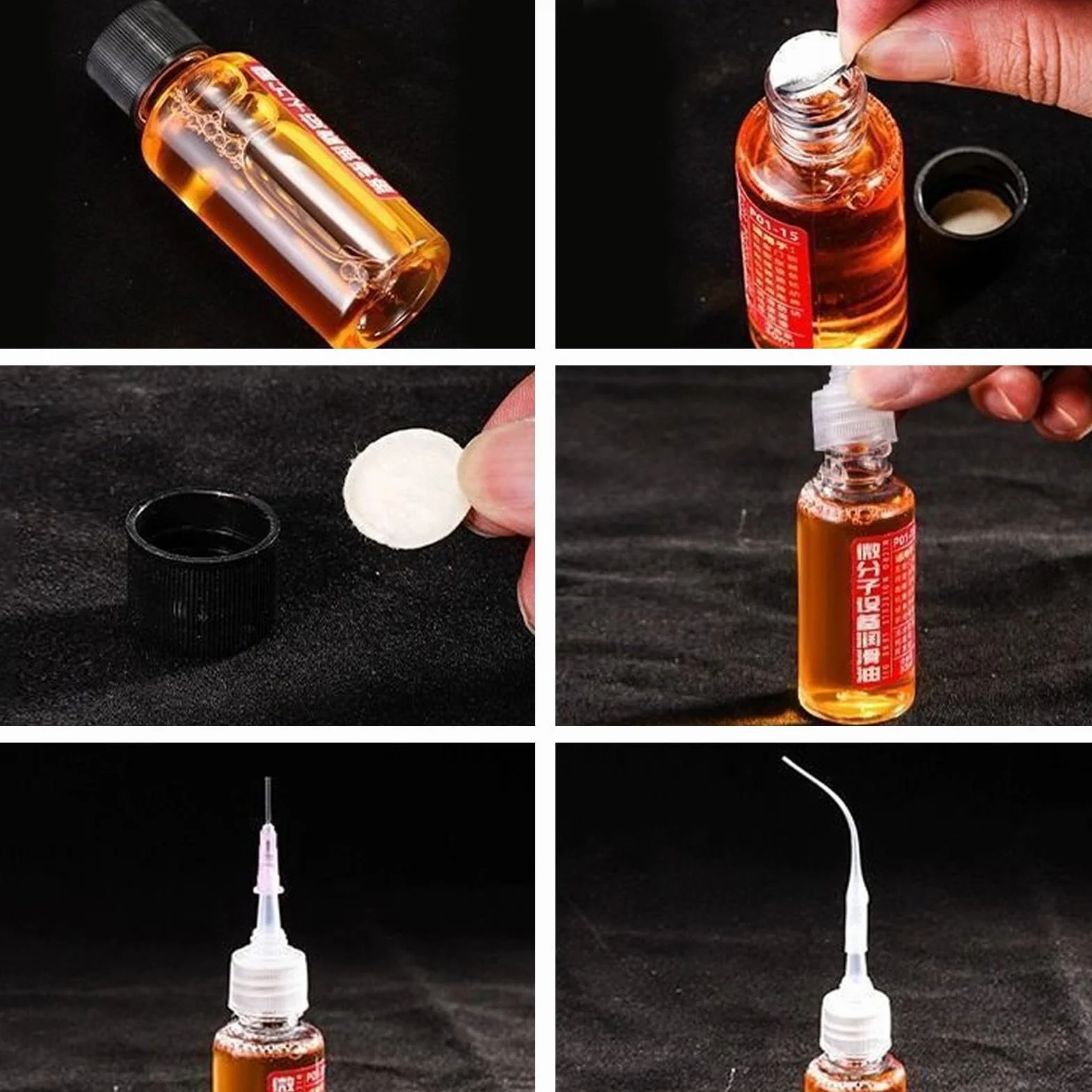Olio per seghe a catena, barra per seghe a catena e olio per catene,Lubrificante per catene ecologico da 60 ml ad alte prestazioni per - Detergente per catene, forniture domestiche multiuso