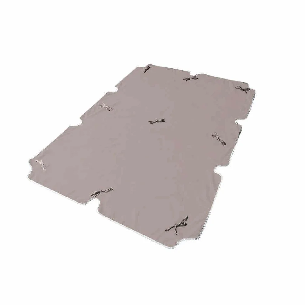 Telo di ricambio per dondolo da giardino 2 posti in poliestere idrorepellente 165x112x1h cm - Beige
