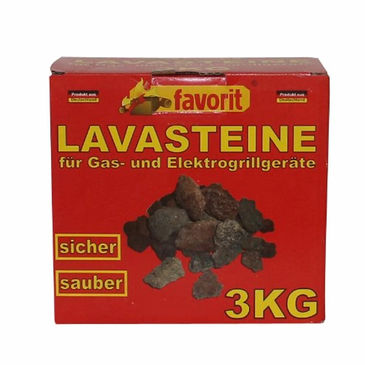 Favorit Roccia lavica Naturale 3050 per Il Gas e Griglie elettriche 3kg