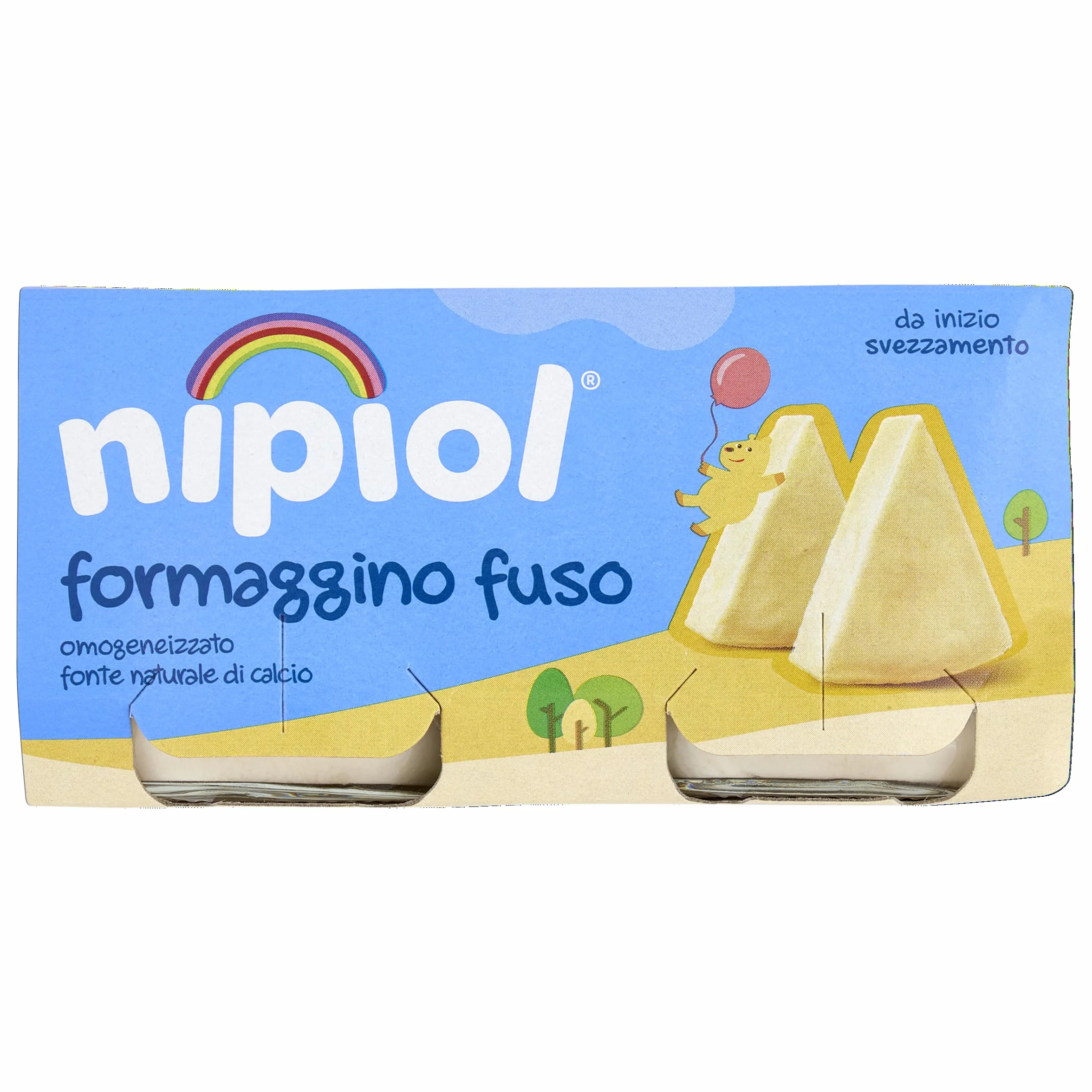 Nipiol Omogeneizzato Formaggino - 24 Vasetti da 80gr