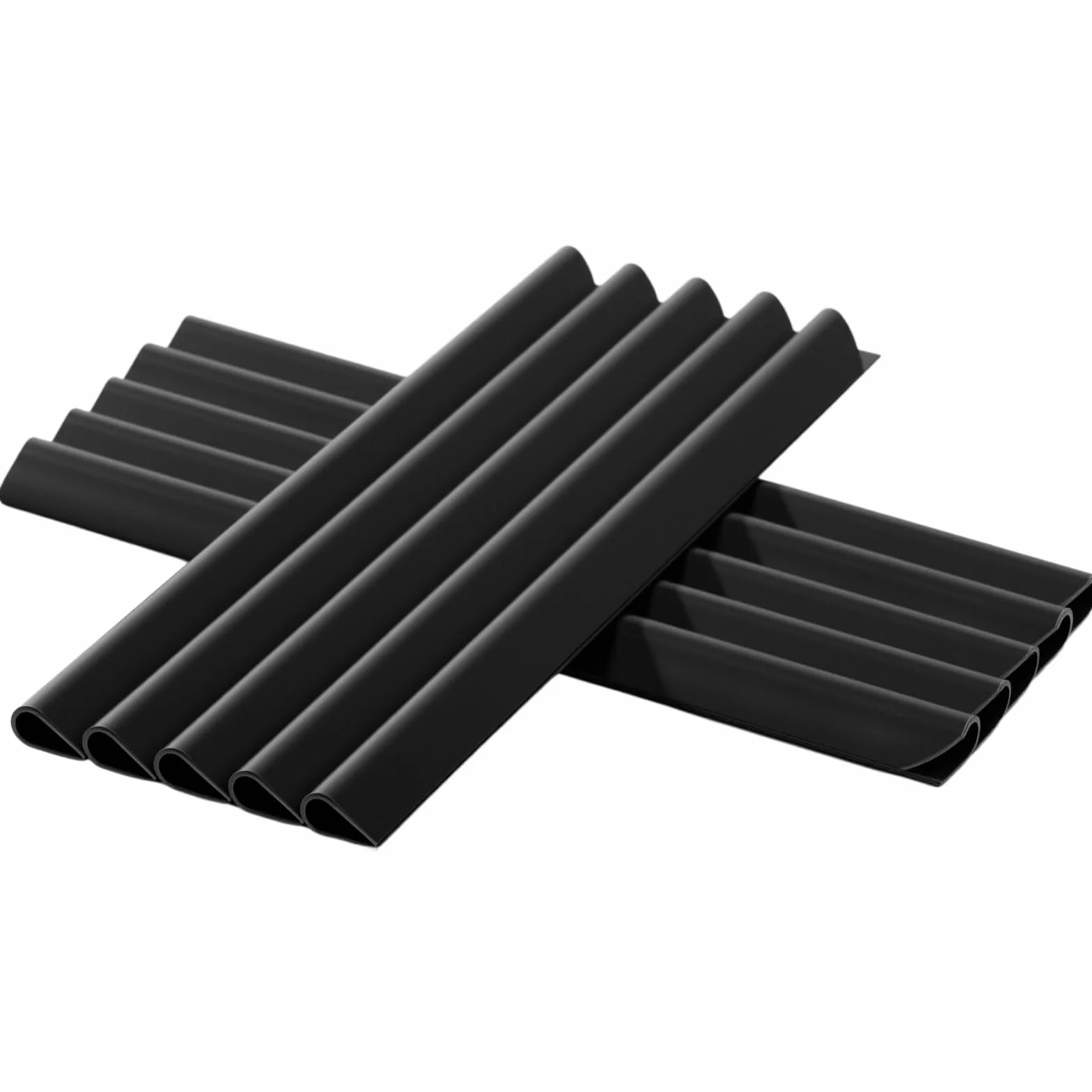 50 Pezzi Guide di Bloccaggio per Strisce Frangivista, Clip di Fissaggio in PVC, Strisce di Fissaggio Universali Binari di Serraggio per Giardino Tappetini a Doppia Asta Antracite