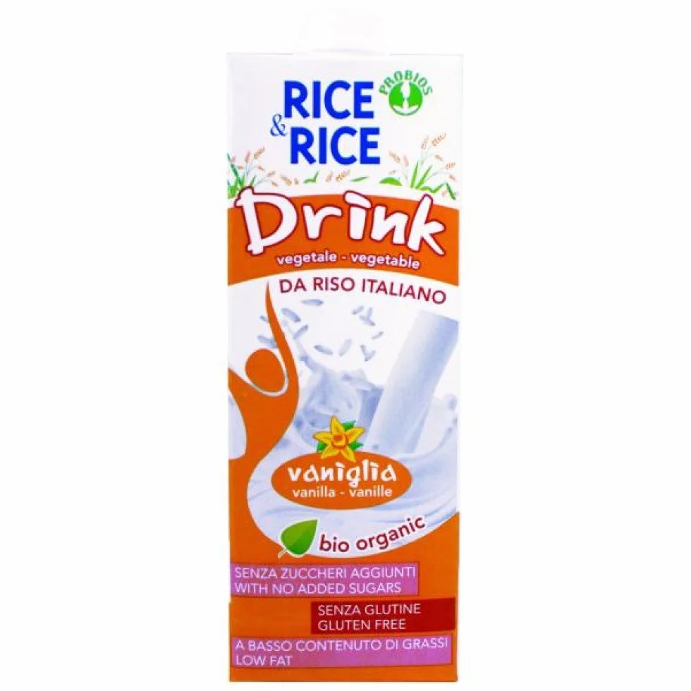 Bevanda di riso alla vaniglia Rice & Rice Drink 1L