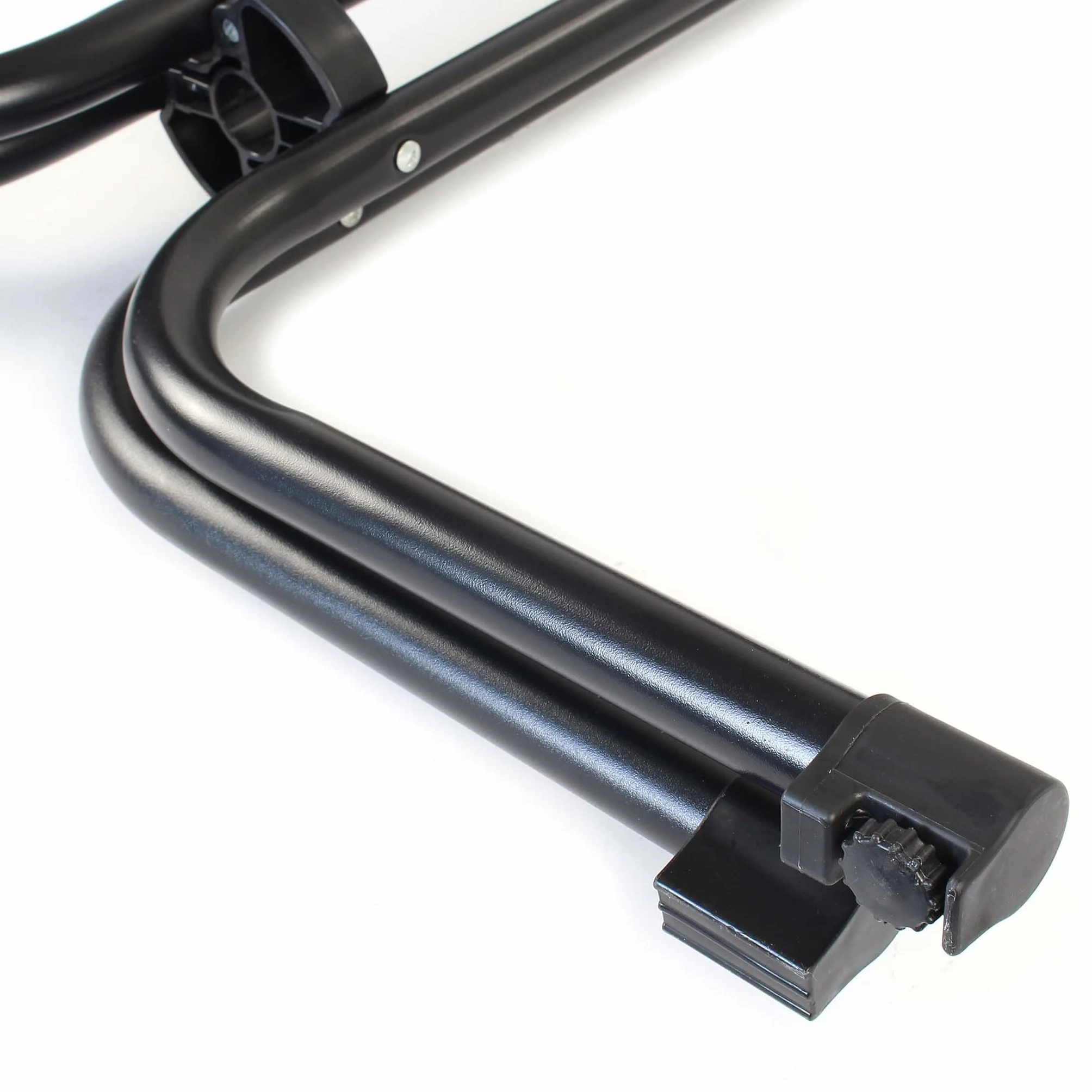 Tavolo alto da bar rotondo pieghevole nero Ø 80 cm h 110 cm per interno ed esterno