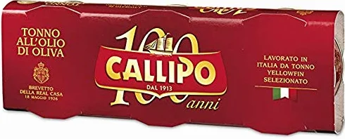 Giacinto Callipo Callipo Tonno all'Olio di Oliva, Scatola - 18 confezionda 80 g [18 pezzi, 1440 g]