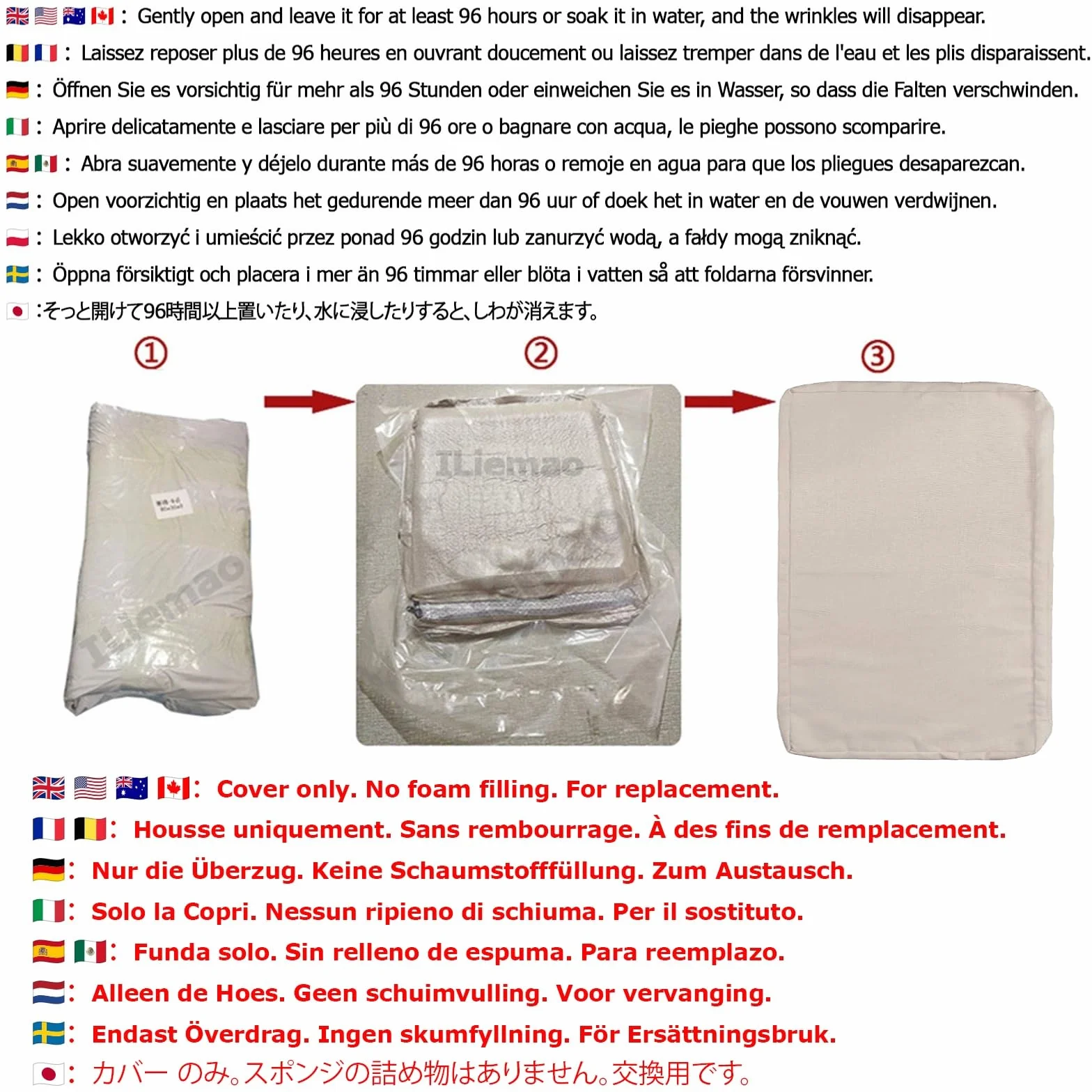 Federa Cuscino Copri per Panca Sedie su Misura Federe Panche Divano Letto Interni Esterni Giardino Terrazza Cuscini Copricuscini Sedili Pranzo 10cm Altezza Stampa Lino(120x40 cm)