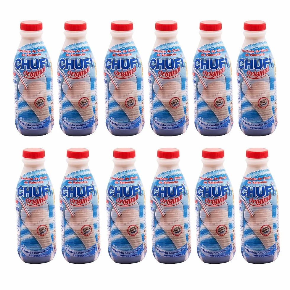 Chufi Horchata bevanda rinfrescante da Valenza bottiglia 1 L [Pack 12]