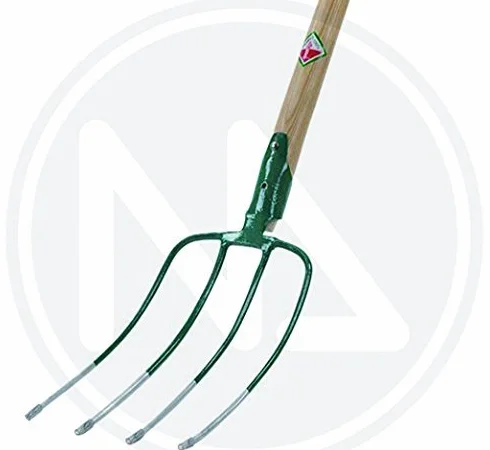 Papillon FORCA in Acciaio zincato 4 Denti con Manico da 135 cm Made in Italy