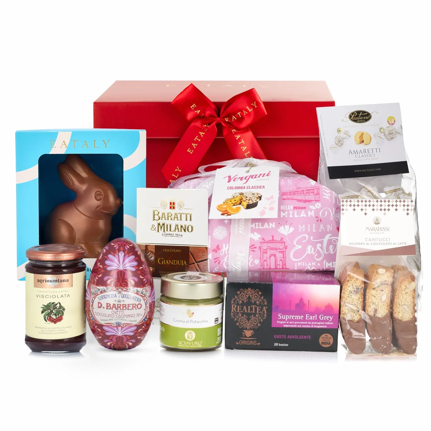 Eataly – Cesto Gastronomico Pasquale con specialità dolci – La Pasqua Golosa e Raffinata - Kit con 9 raffinati prodotti per uno straordinario regalo!