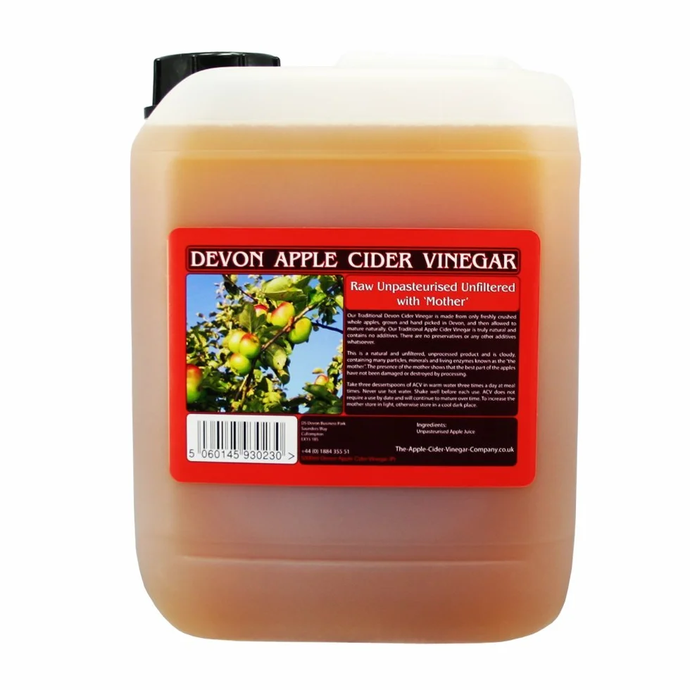 Apple Cider Vinegar with 'Mother' - 5 litre Plastic Jerry Can