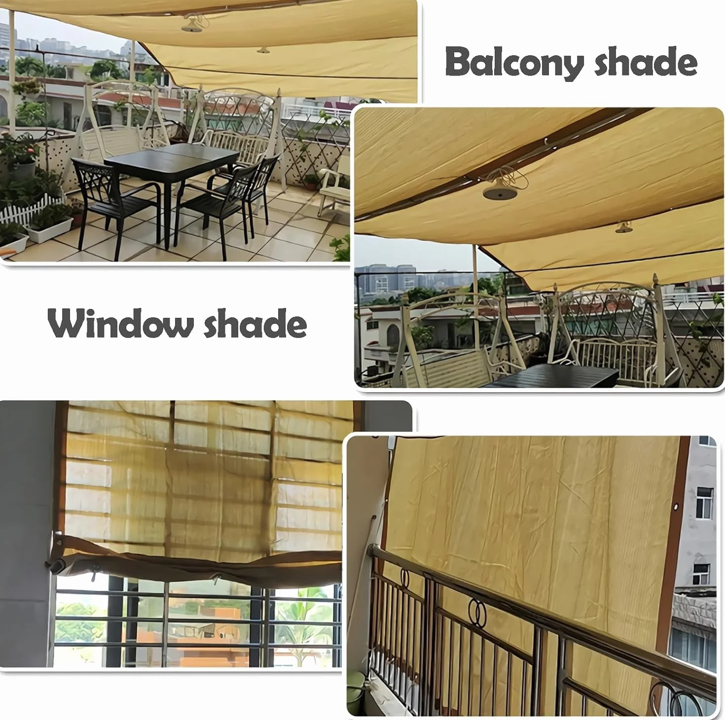 Vela Ombreggiante Rettangolare 3x6m Tenda a Vela Protezione UV 80-95%, Rete Ombreggiante Traspirante,Telo Parasole All'aperto per Giardino, Patio, Pergola, Giardino,Cortile