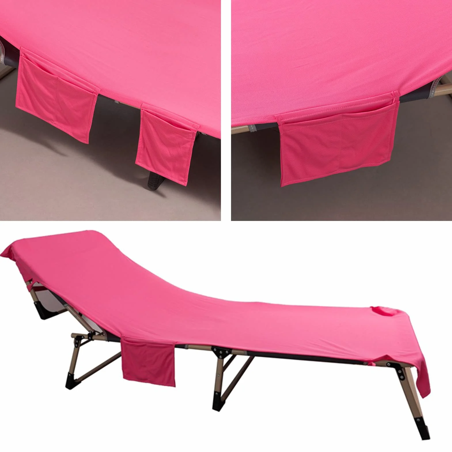 Fulenyi Sedia Spiaggia Lounge | Sedia a sdraio in microfibra per piscina, spiaggia per vacanze, bagni solari, giardino, spiaggia, hotel, patio,