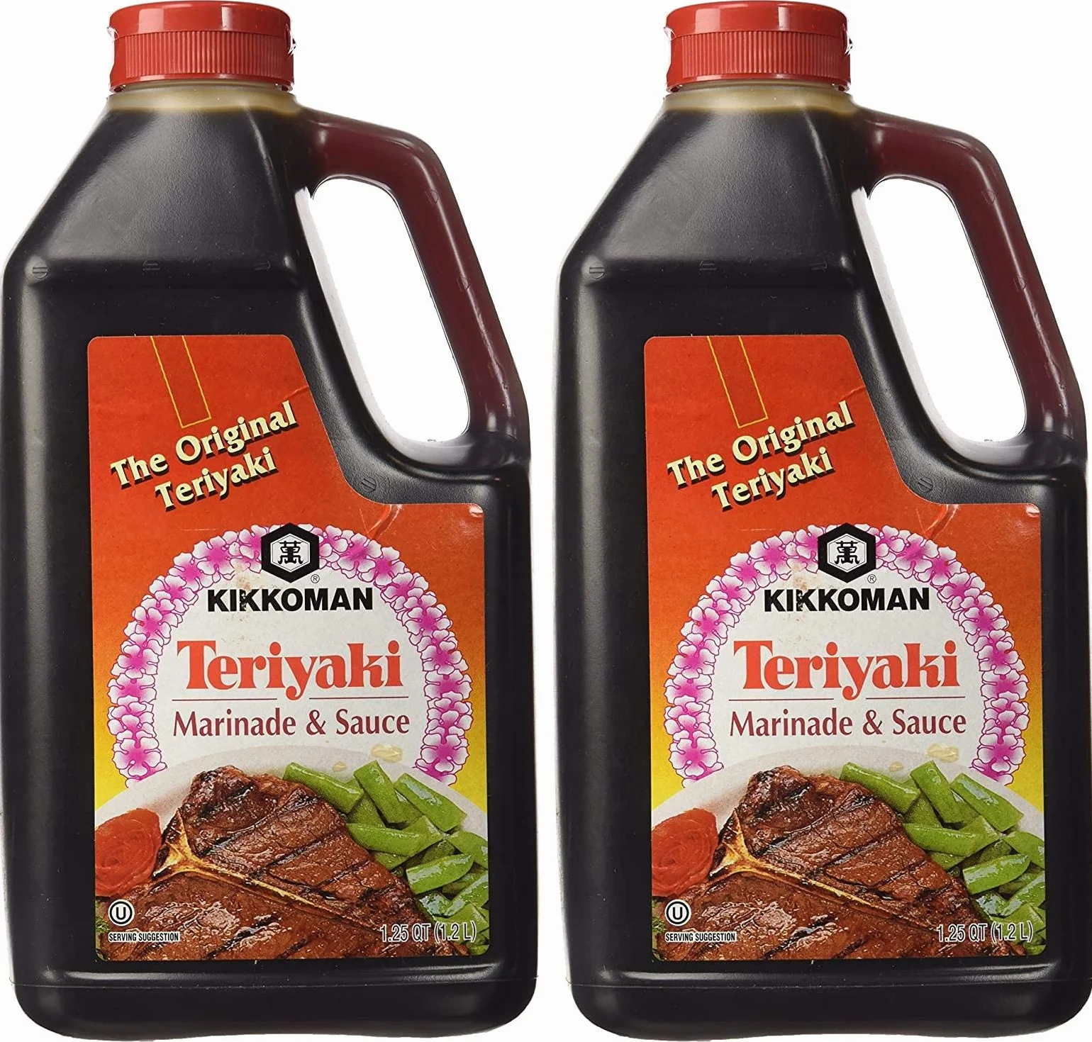 Kikkoman Teriyaki Marinade & Salsa, 4 oz (1,25 Qt) Confezione da 2
