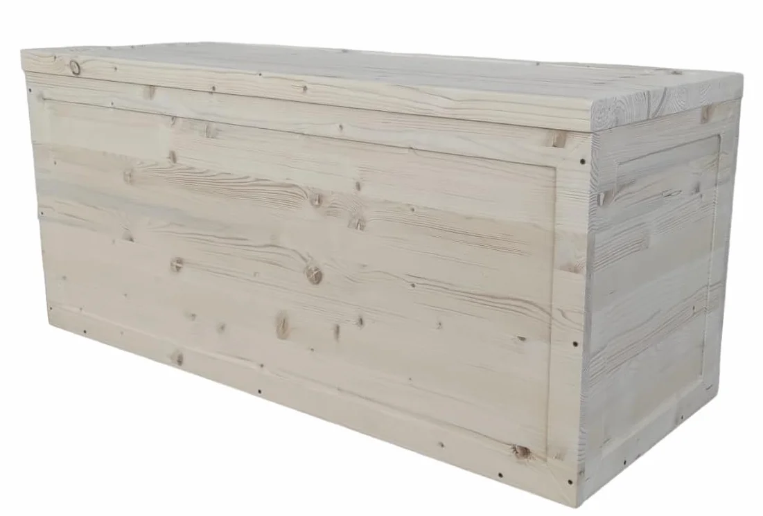 TOTAL WOOD 2012 Cassapanca in Legno 70x40x40 cm al Naturale Non trattato Anche su Misura