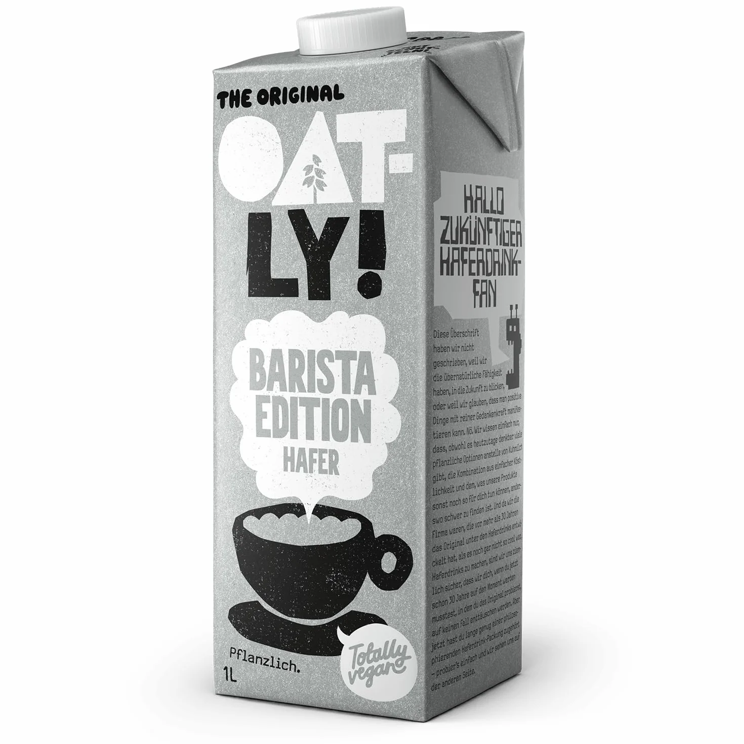 Oatly - Oat Drink - Barista Edition - 6 confezioni - 1 litro per confezione - Avena liquida - Completamente schiumabile - Di origine vegetale - Sostenibile - Ricco di grassi insaturi