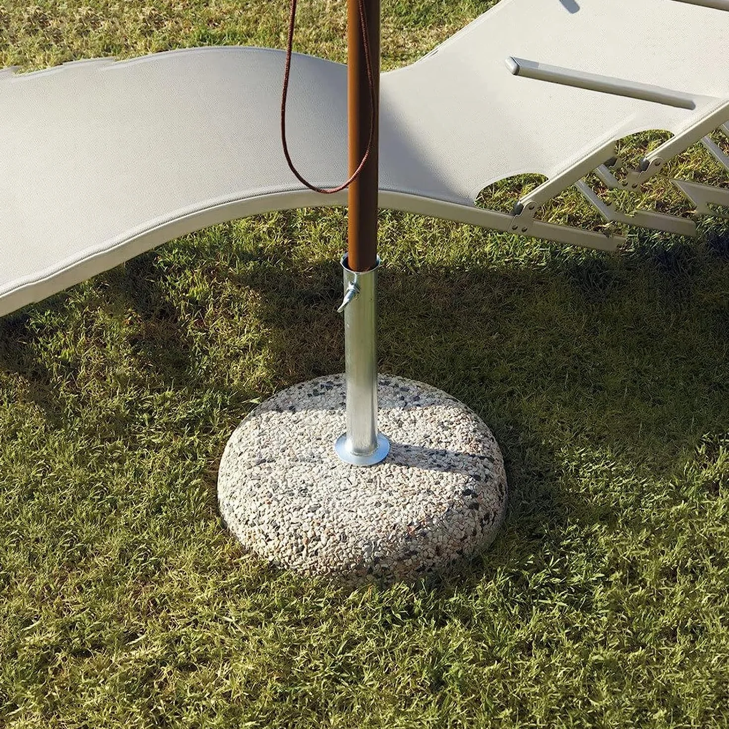 Base in cemento per ombrelloni da giardino da 35 kg