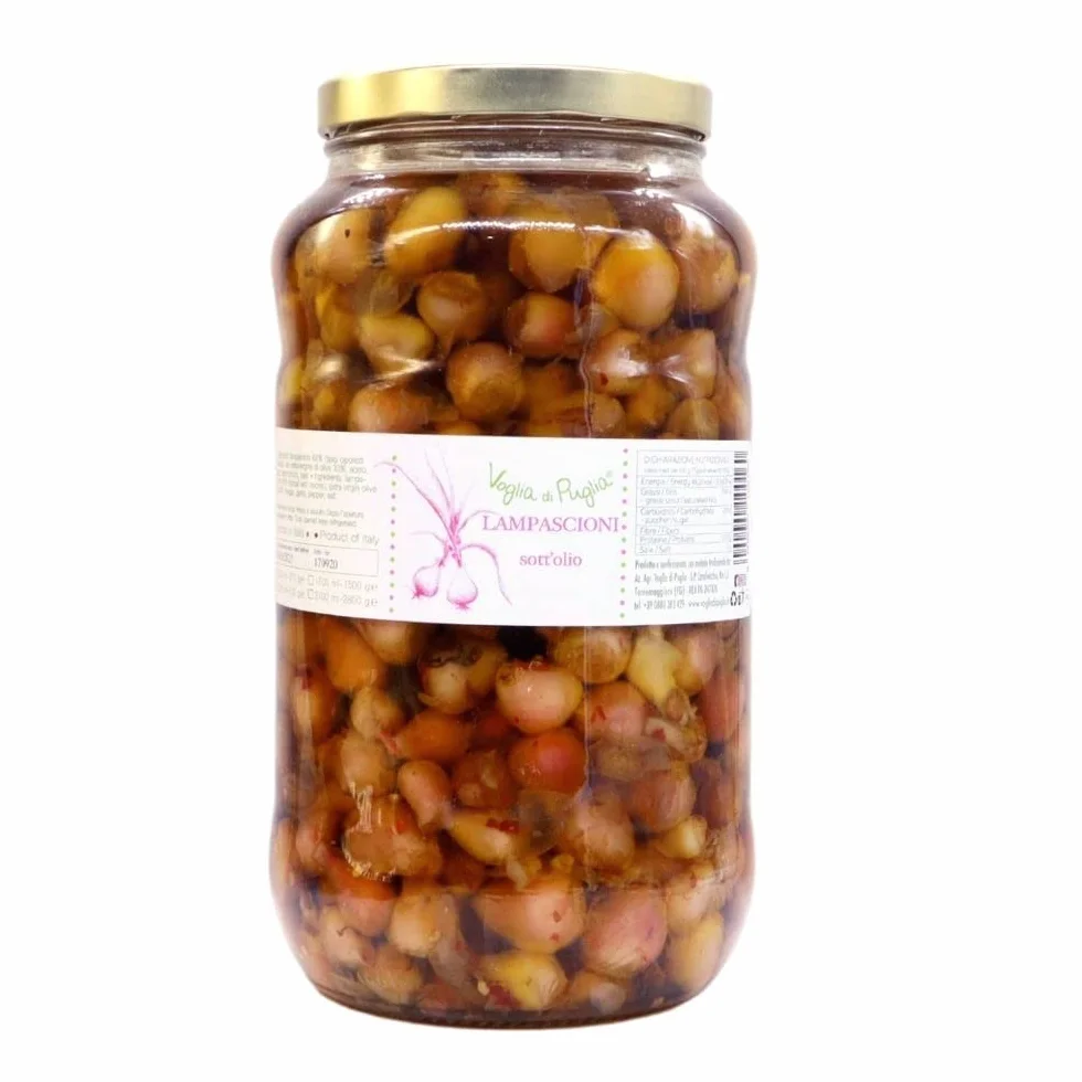 Voglia Di Puglia Lampascioni Sottolio In Olio Extravergine 2800 Grammi