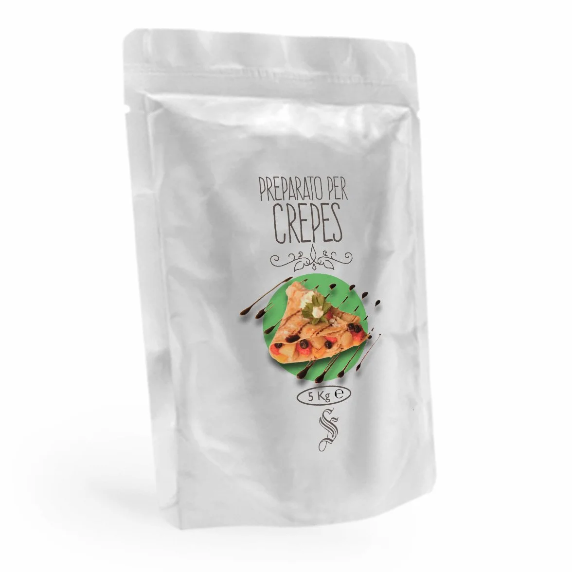 Mix per Crepes di alta qualità da 5 KG - pronto utilizzo - (Preparato per Crepes)