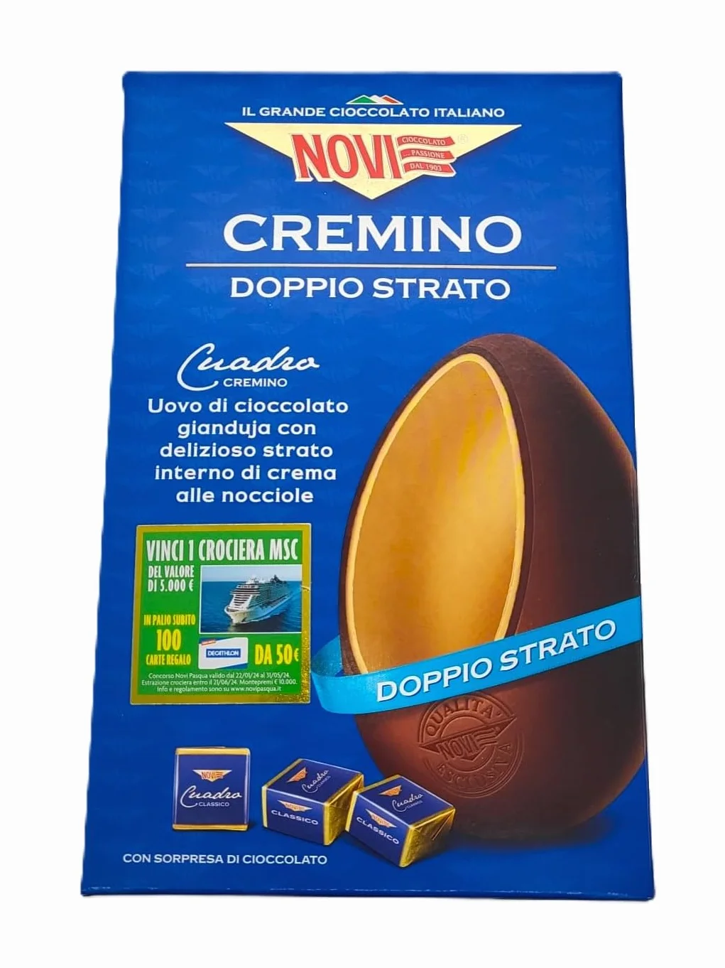 Novi - PASQUA 2024 - Uovo di Pasqua Cremino doppio strato - 280 gr