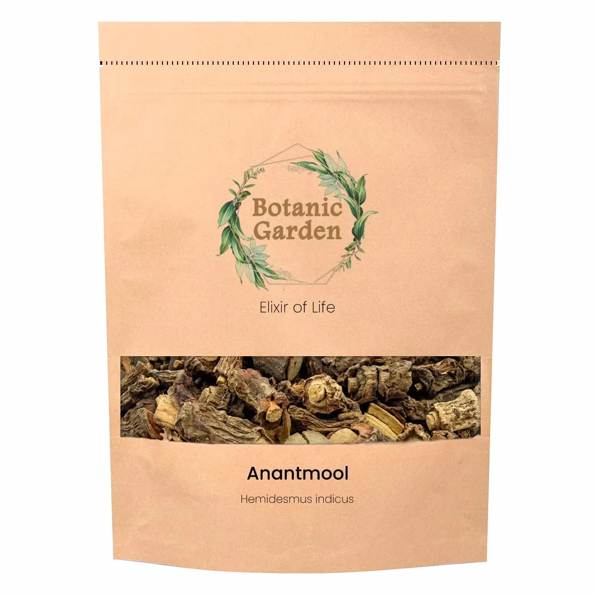 Erba di radice di Sarsaparilla cruda | Anantmool | Sariva bianca o Sarsaparilla indiana | Hemidesmus indicus Root Herb – 100gram