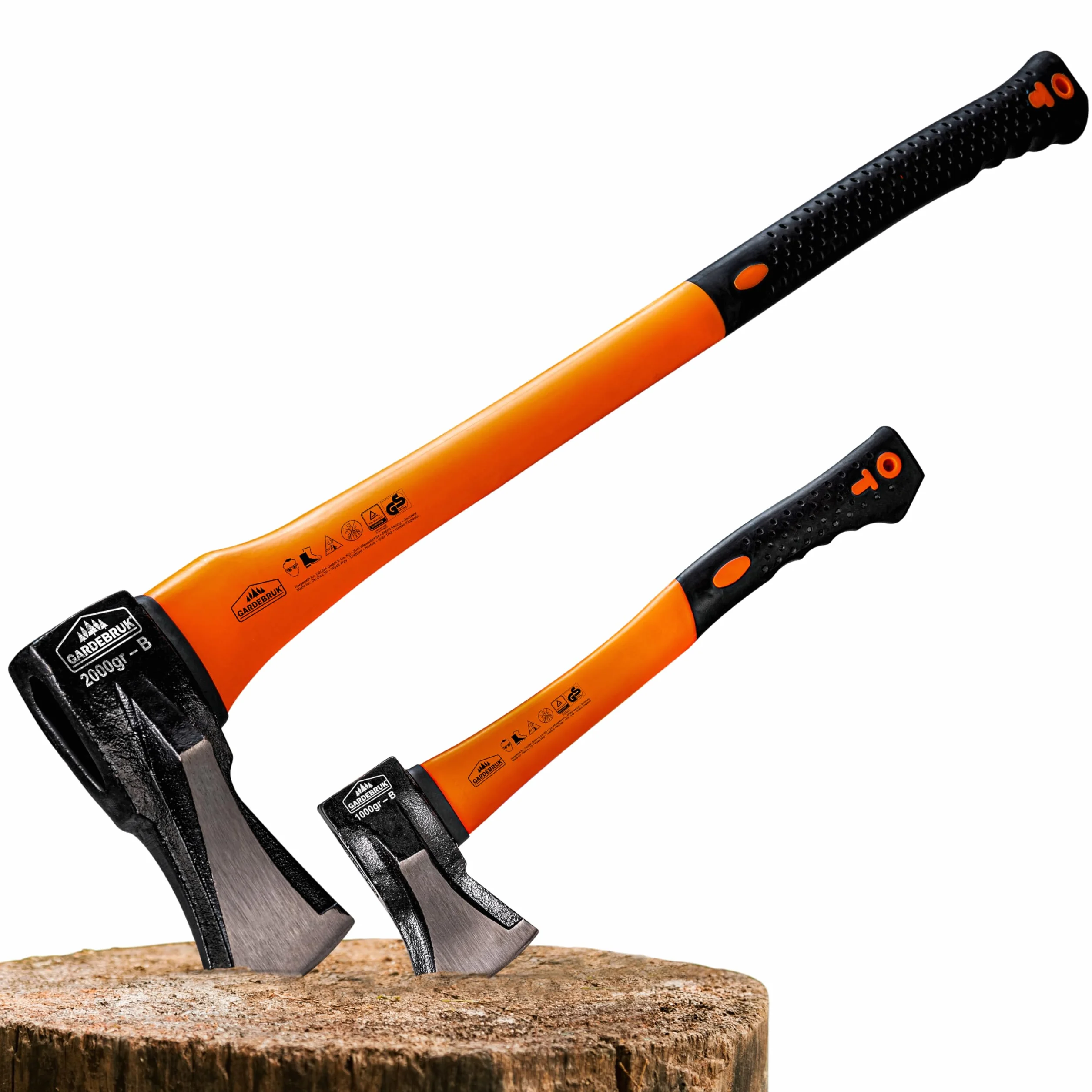 Set Ascia Spaccalegna Accetta da Taglio Manico Ergonomico Mazza Spaccalegna Taglia Legna
