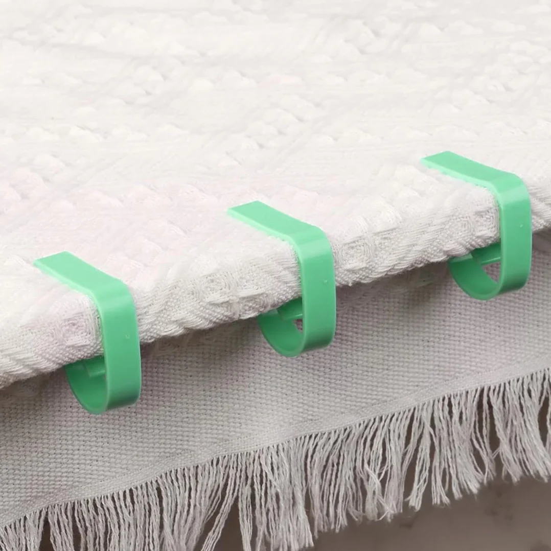 8 Pezzi Ferma Tovaglia da Esterno, Clip Fermatovaglia, Ferma Tovaglia Plastica, Ferma Tovaglia, Ferma Tavolo, Ferma Tovaglia da Tavola, Fermatovaglia, Tovaglia Clip in Plastica