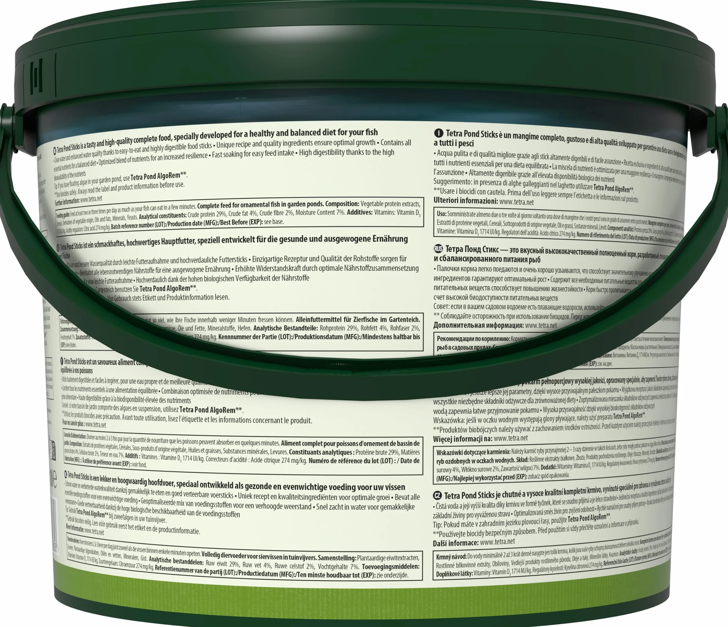 Tetra Pond Sticks Mangime per pesci da laghetto 10 L