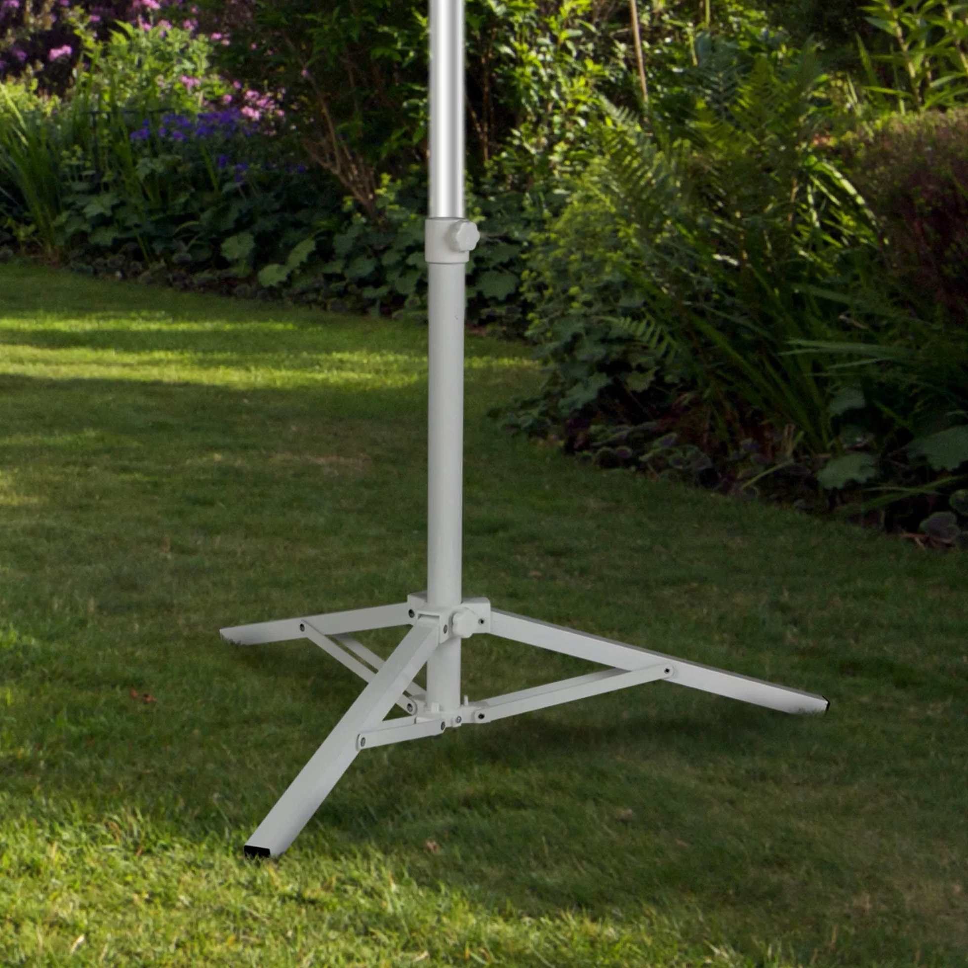 Pie parasol plegable 3 patas 53x54 cm