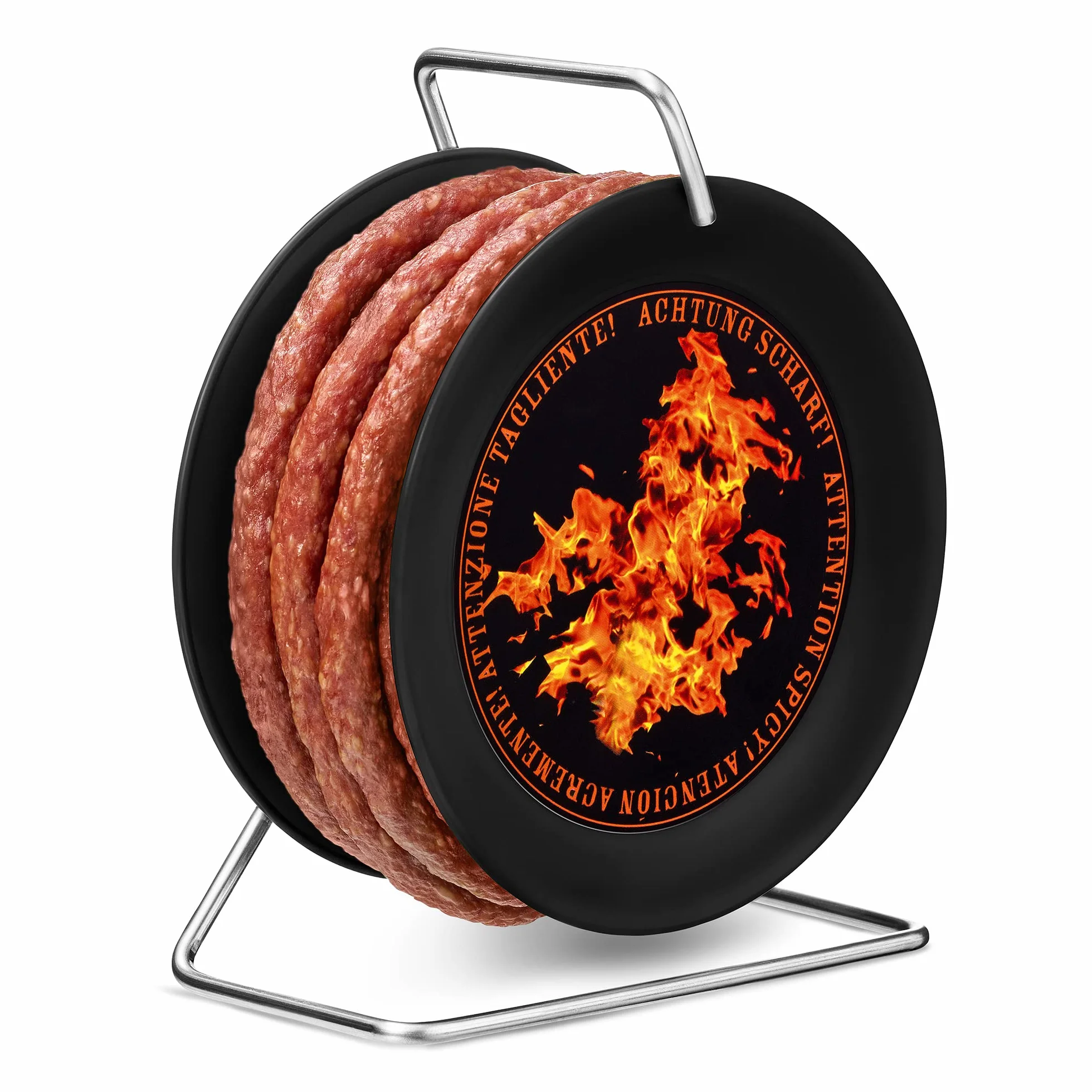 WURSTBARON® Cordicella di chorizo piccante, 3,5 m di salsiccia di Cracovia, di alta qualità e dal sapore piccante, regalo gustoso per lui e per lei, 240 g