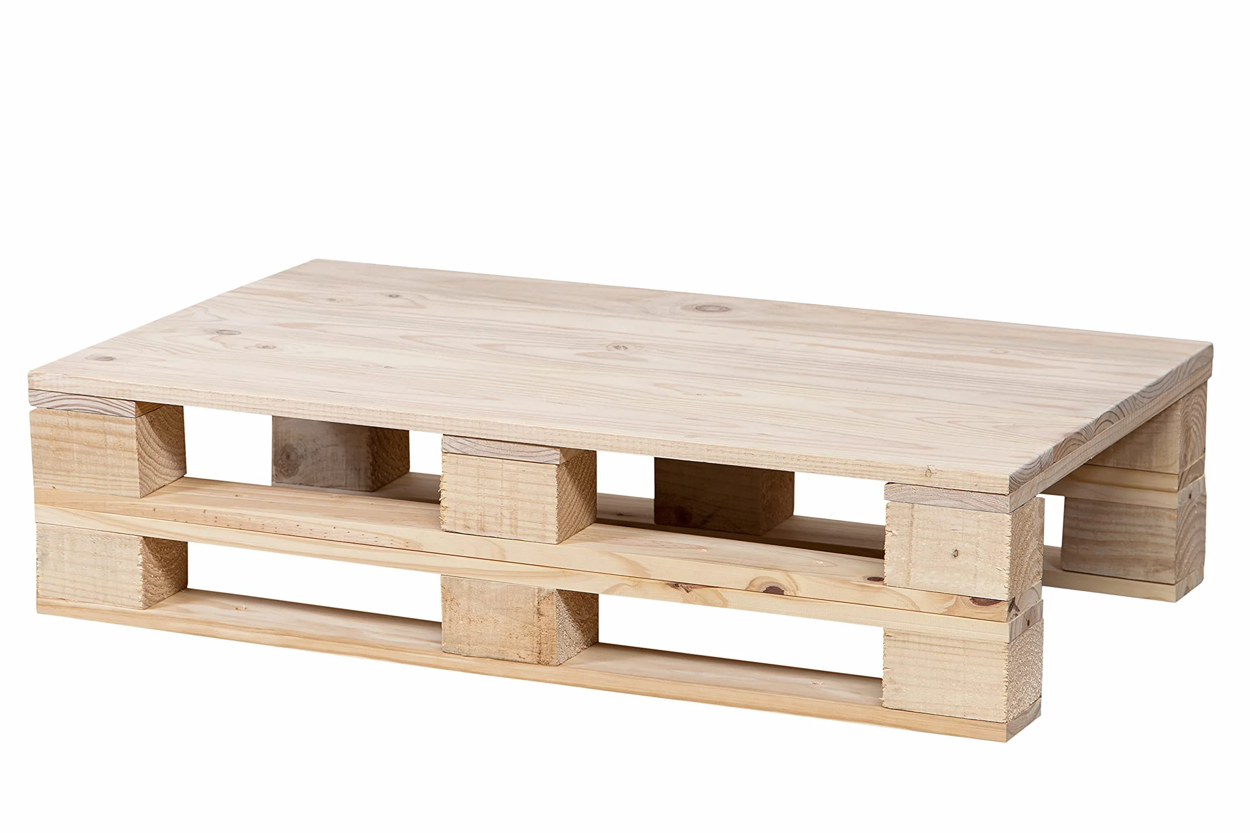 Tavolo da salotto con pallet nuovi, tavolo vintage, rustico