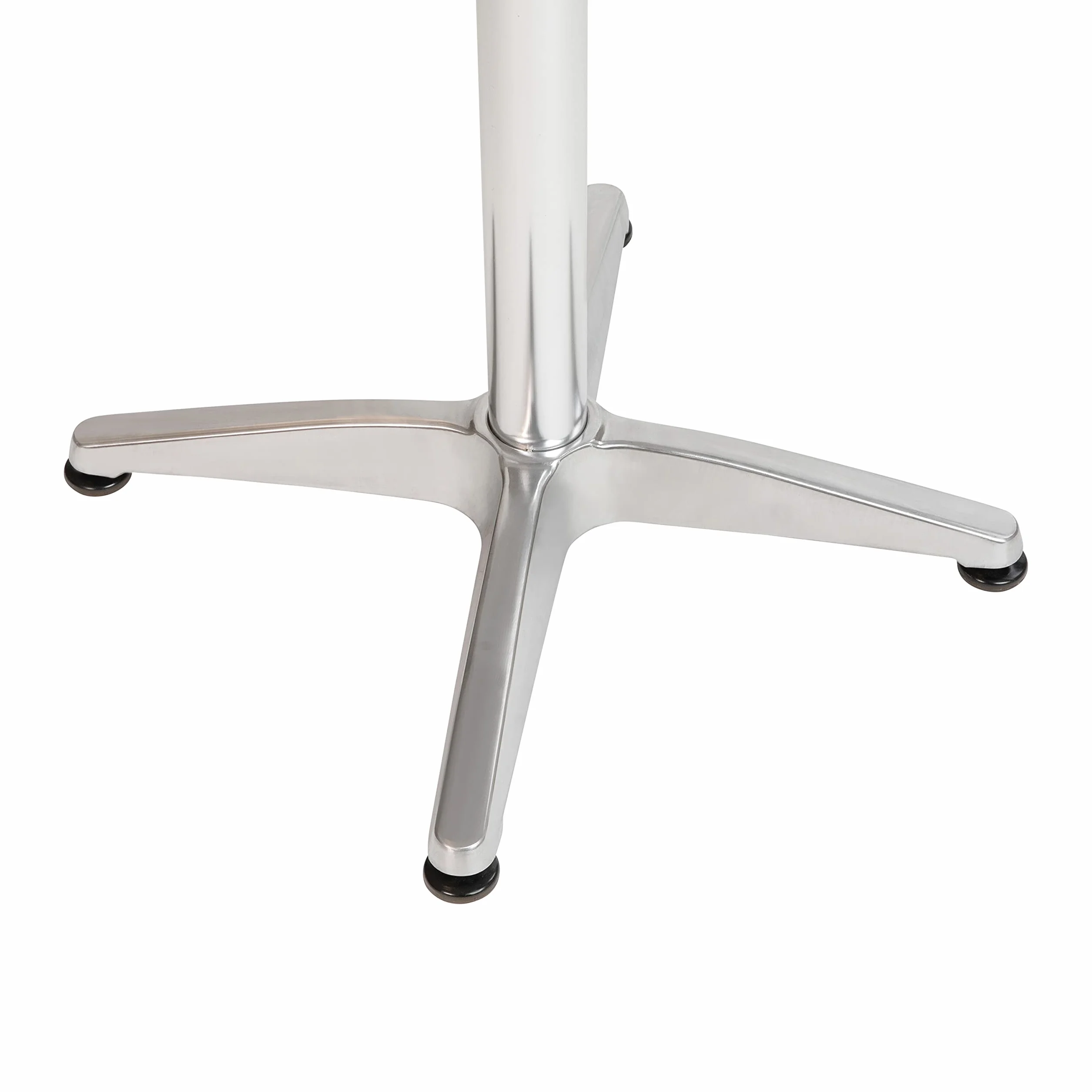 Flash Furniture Mellie - Tavolo da bar in metallo, in alluminio, altezza 60 cm, per interni ed esterni