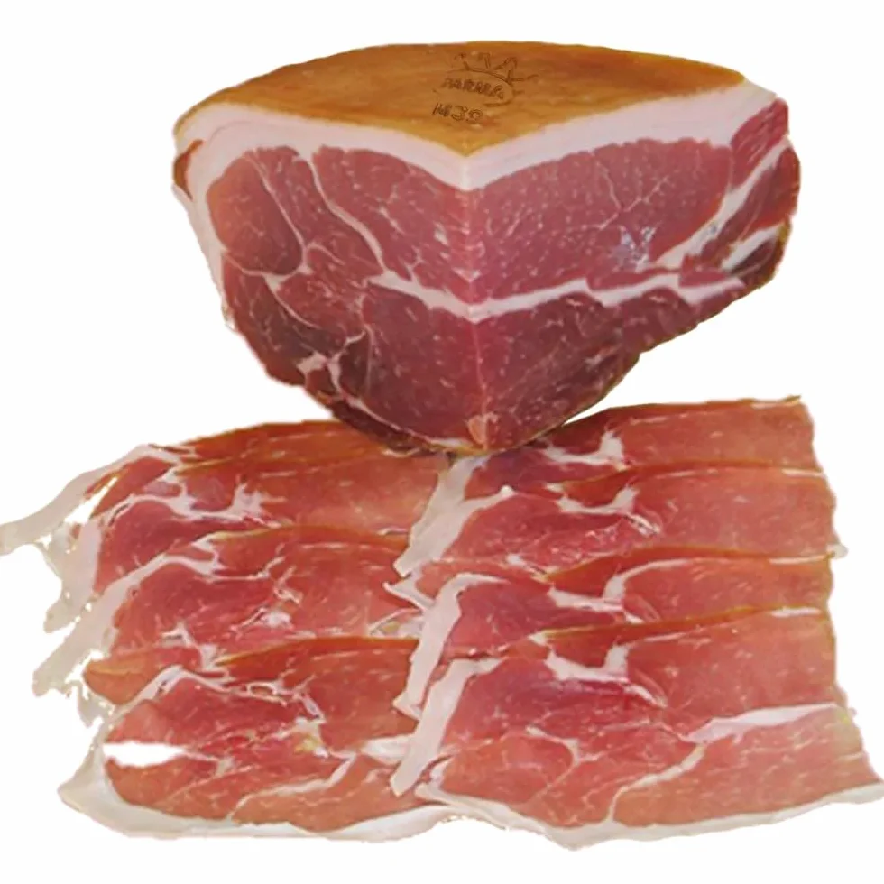 Prosciutto di Parma dop Trancio, stagionato 16 mesi, sotto vuoto. Peso 2,1 Kg