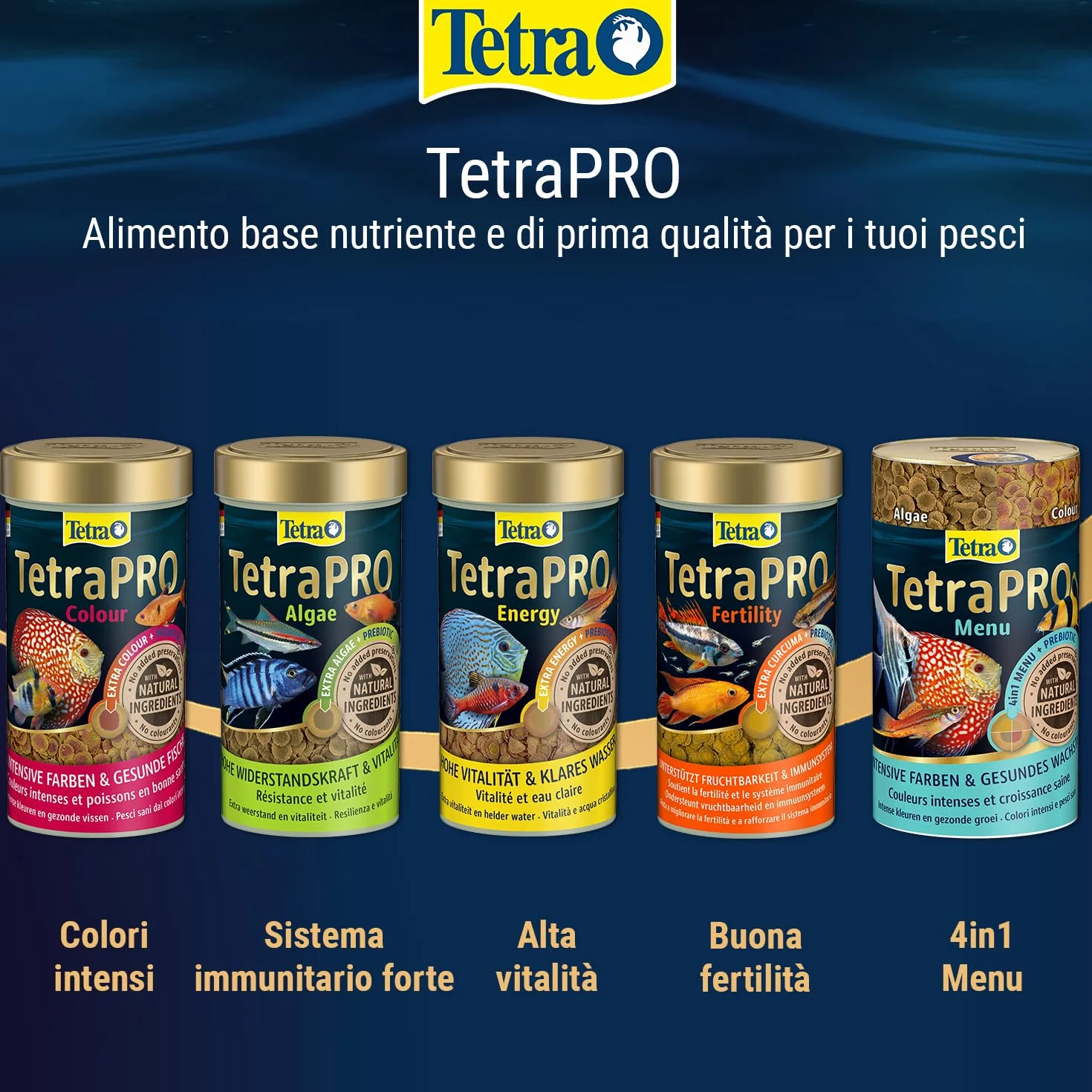 Tetra Pro Energy Multi-Crisps Mangime per pesci 500 ml