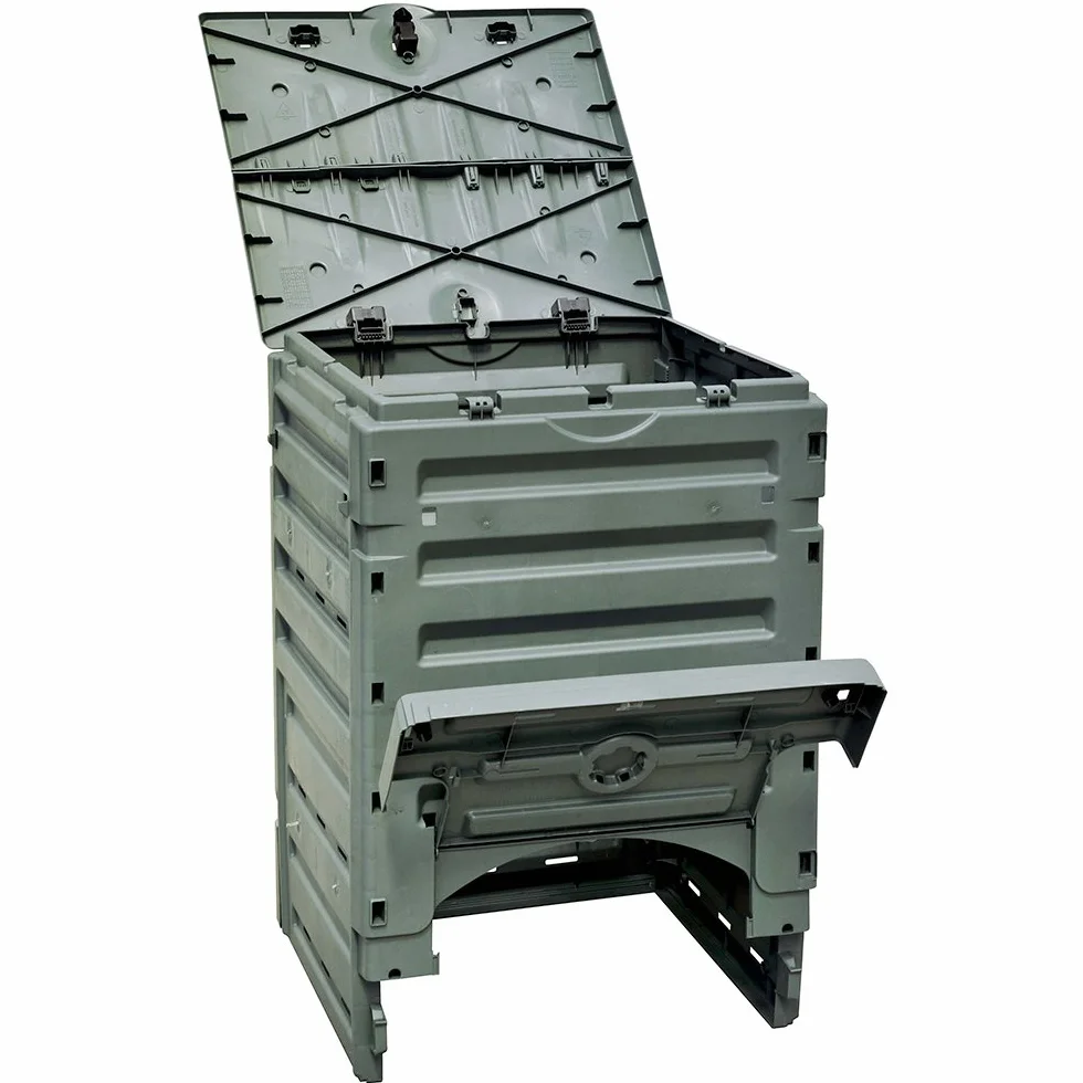 rama Compostiera da Giardino 300L 60x60xH90cm Eco-Master Verde