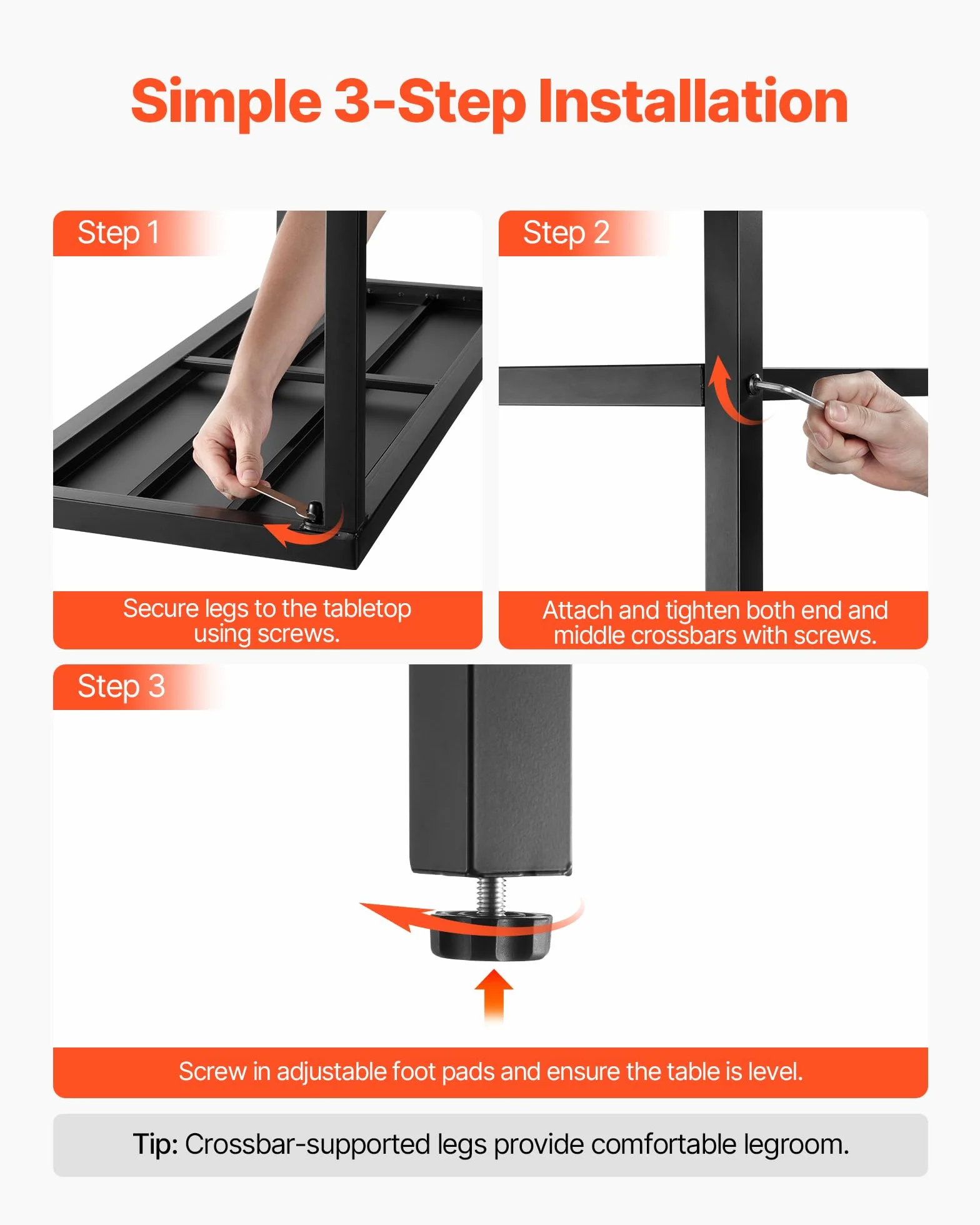 VEVOR Tavolo Alto da Bar per Esterni 120 x 37,5 cm, Tavolino da Pranzo Rettangolare Piano Impermeabile, Struttura in Metallo, Tavolo da Giardino Cortile Terrazza, Bordo Piscina, Soggiorno