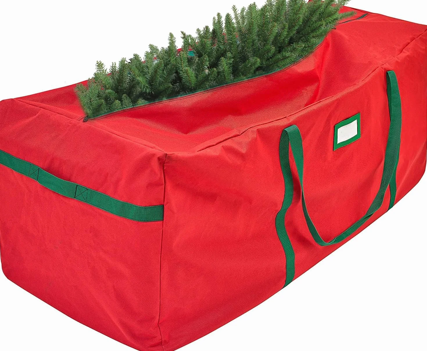 Borsa per Cuscini da Giardino con Manico e Cerniera, 165x38x76cm Custodia per Albero di Natale, Grandissima Impermeabile Oxford 600D Oxford Fodere Cuscini da Esterno, Cuscini, Tende da Giardino
