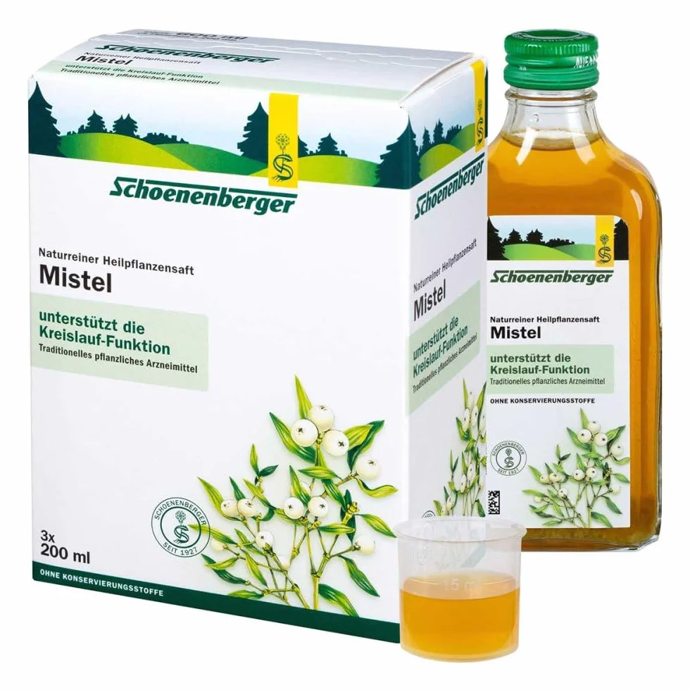 Succo di vischio Schoenenberger, pianta medicinale, 600 ml