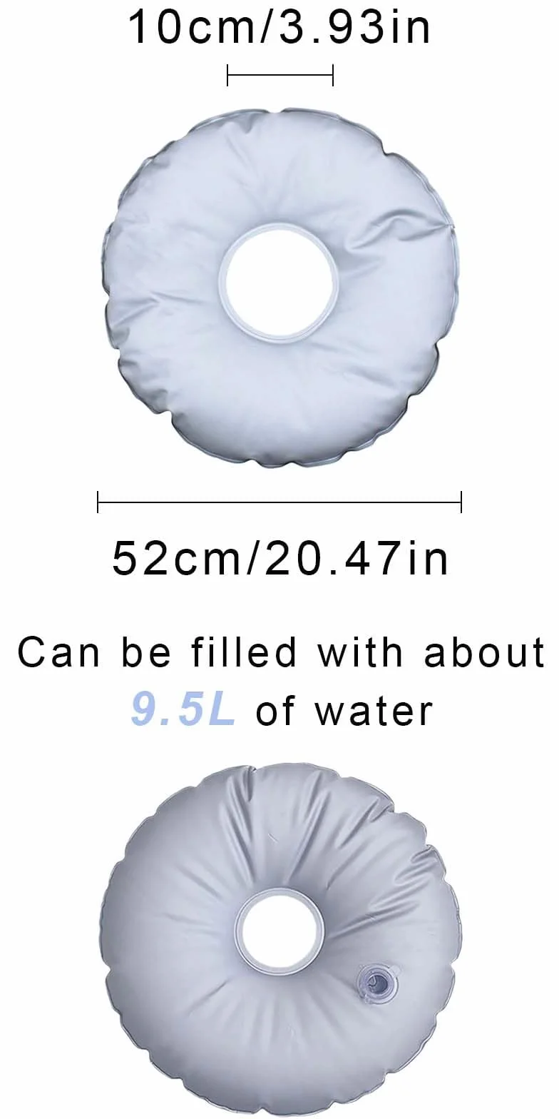 Sacchetto Peso Acqua, 52 cm, Sacchetto del Peso della, Base per Ombrellone Portatile, Base Ombrellone da Giardino, Completamente Riempito Circa 9,5 kg, Adatto per ombrelloni da Giardino