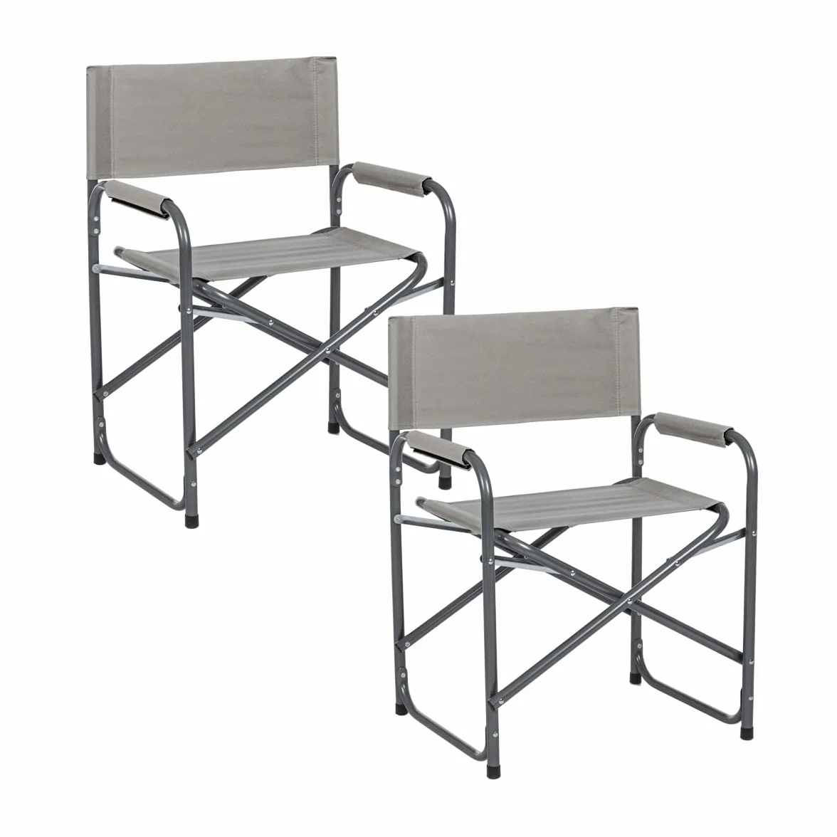 Yellowshop | Coppia sedia regista per giardino mare piscina pieghevole Bizzotto OLBIA Rock o Turchese (Rock)