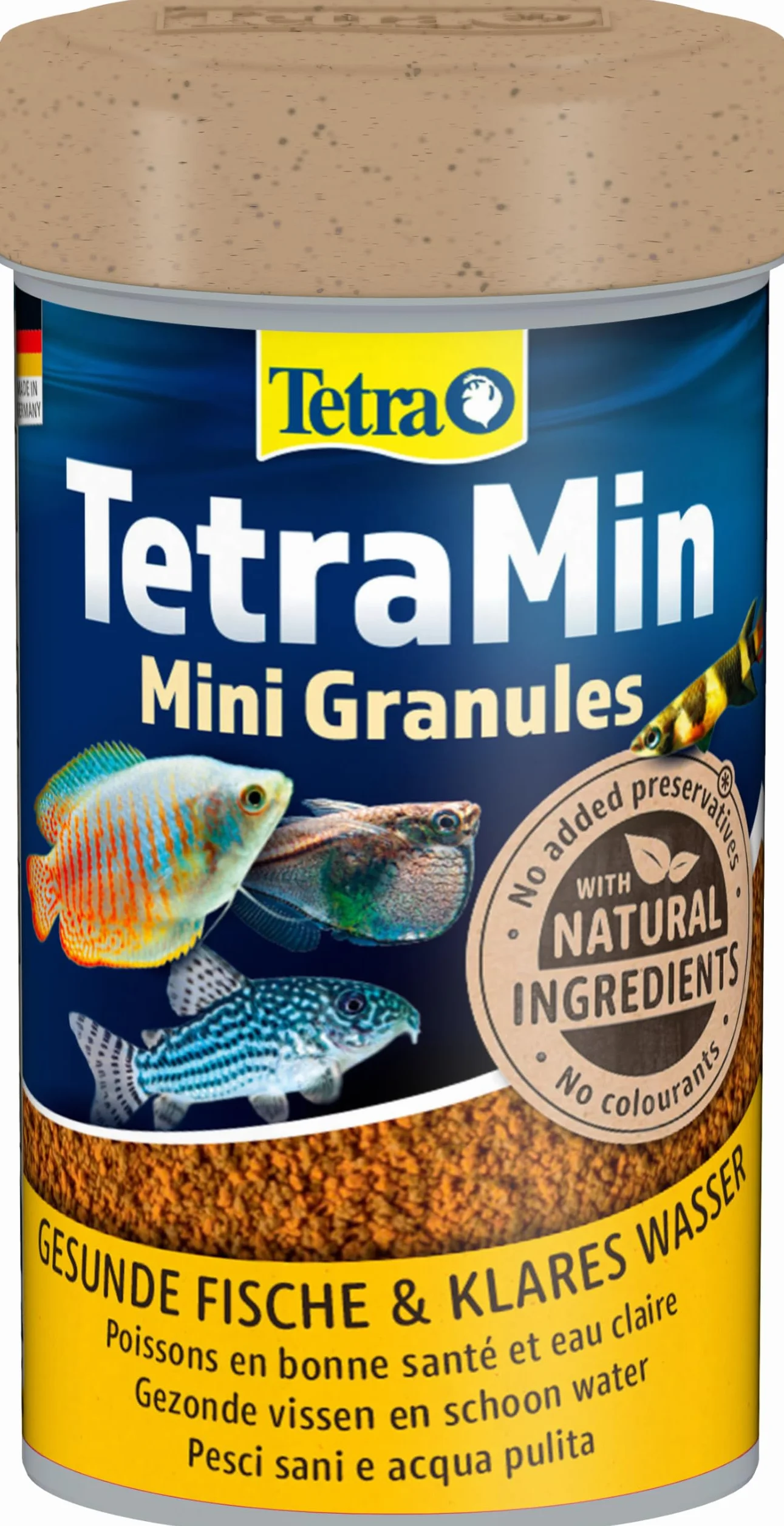 TetraMin Mini Granules mangime a lento affondamento per piccoli pesci ornamentali 100 ml